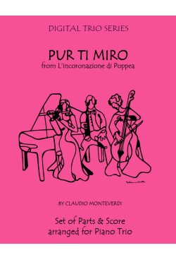 Music for Three:  Pur Ti Miro for Piano Trio 59002DD Digital Download